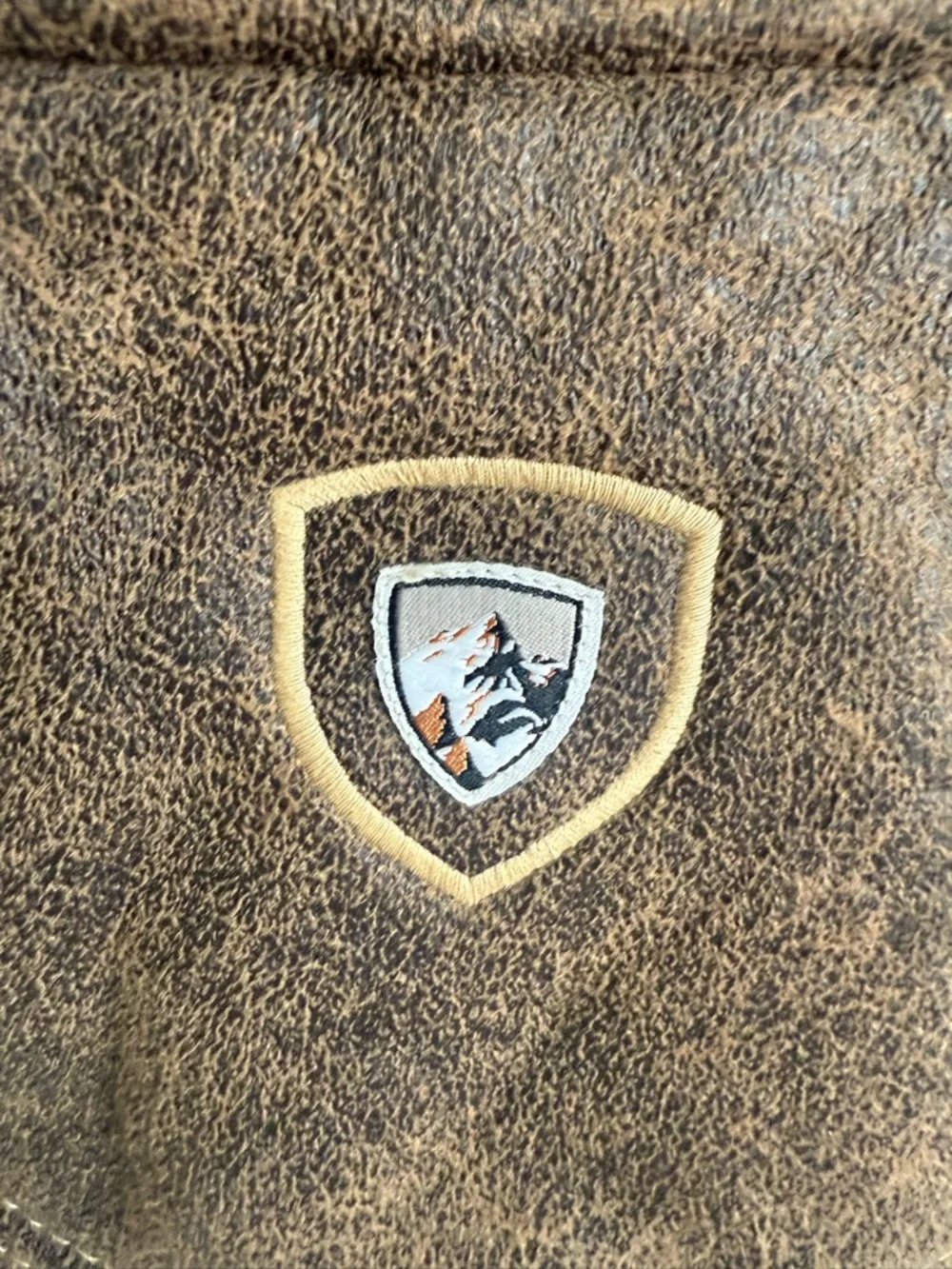 KUHL Projekt Dani Sherpa Vest Womens Brown Faux Leather Wool Outdoor Medium - Picture 5 of 12